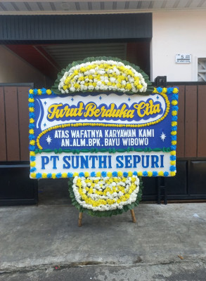 Papan Bunga Duka di Belawan Ii