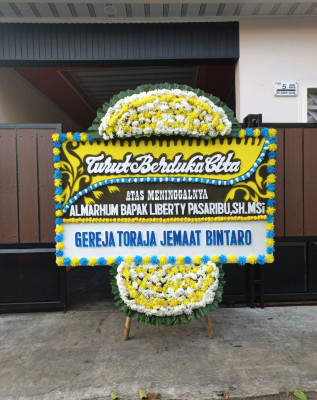 Papan Bunga Duka di Belawan Ii